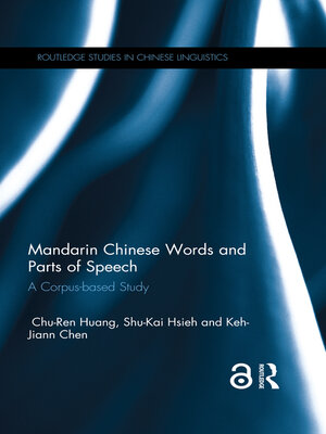 cover image of Mandarin Chinese Words and Parts of Speech